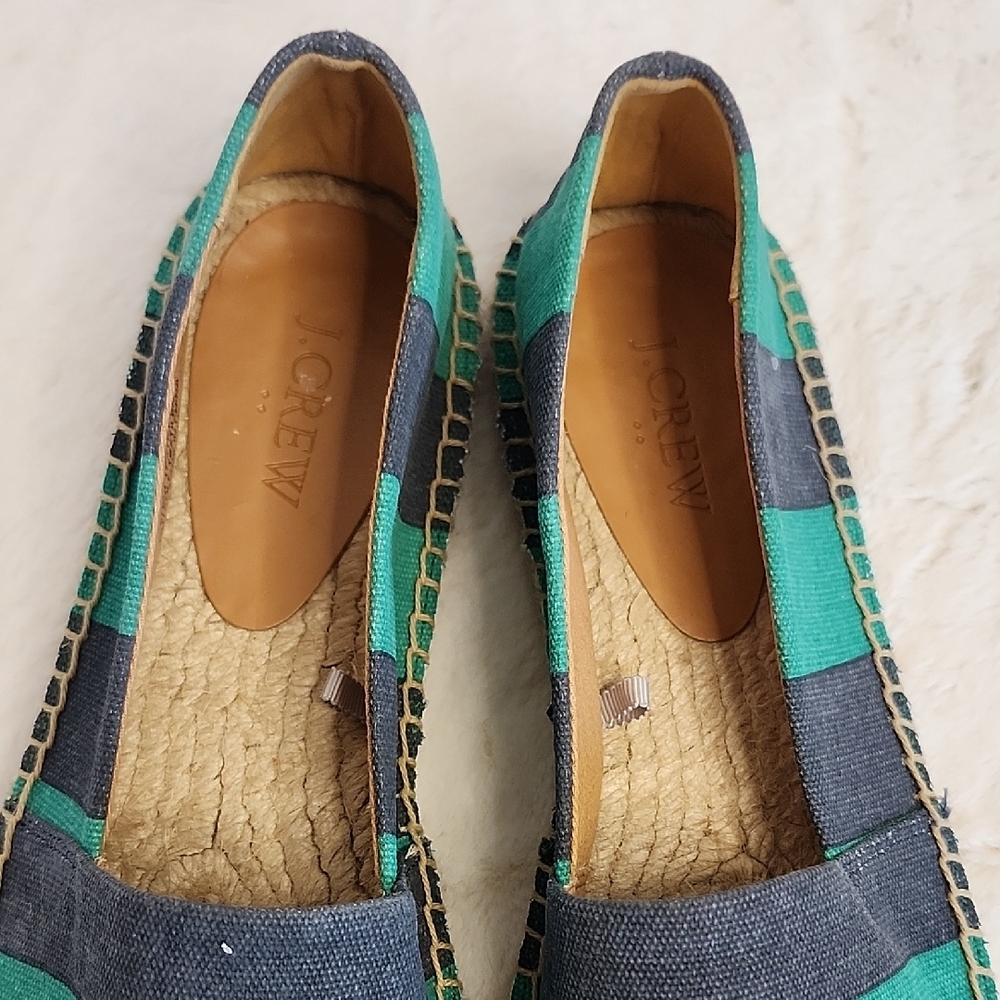 J Crew Espadrille Flats NWOT - Picture 9 of 12